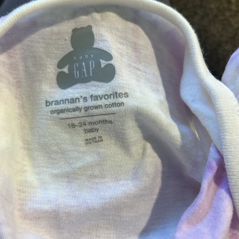 Baby Gap Girls Outfits Onesie Bloomer Size 18-24 months. Lot of 2. Purple - Picture 7 of 7